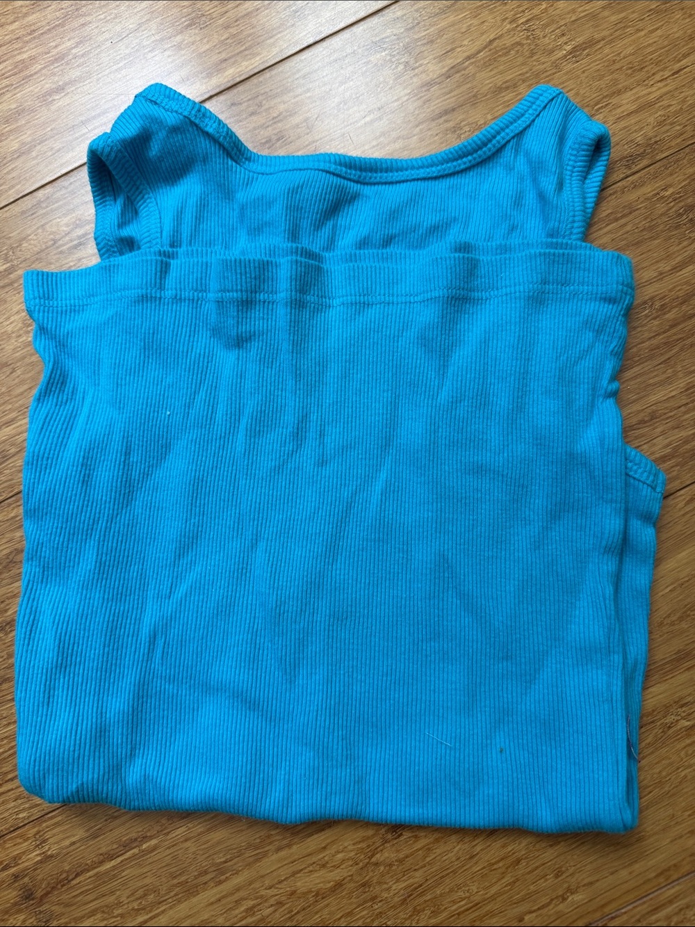 The Children's Place Turquoise Ribbed Tank Top - Picture 4 of 4
